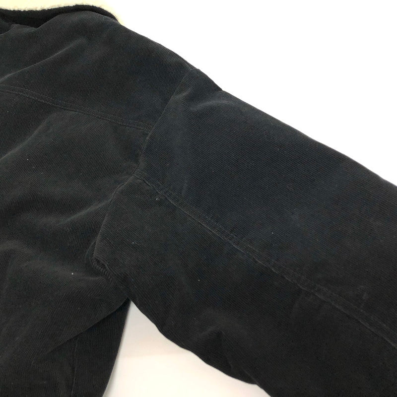【現状渡し品】【メンズ】 WACKO MARIA ワコマリア × Wrangler WRANGE COAT WS9314 ランチコート コーデュロイジャケット 裏ボア アウター ストリート系 142-251211-rs-02-fur サイズ：XL カラー：ブラック 万代Net店