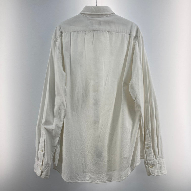 【中古品】【メンズ】 POLO RALPH LAUREN ポロ・ラルフローレン 710636139001 L/S シャツ 147-260214-WA-02-iwa サイズ：L カラー：ホワイト 万代Net店