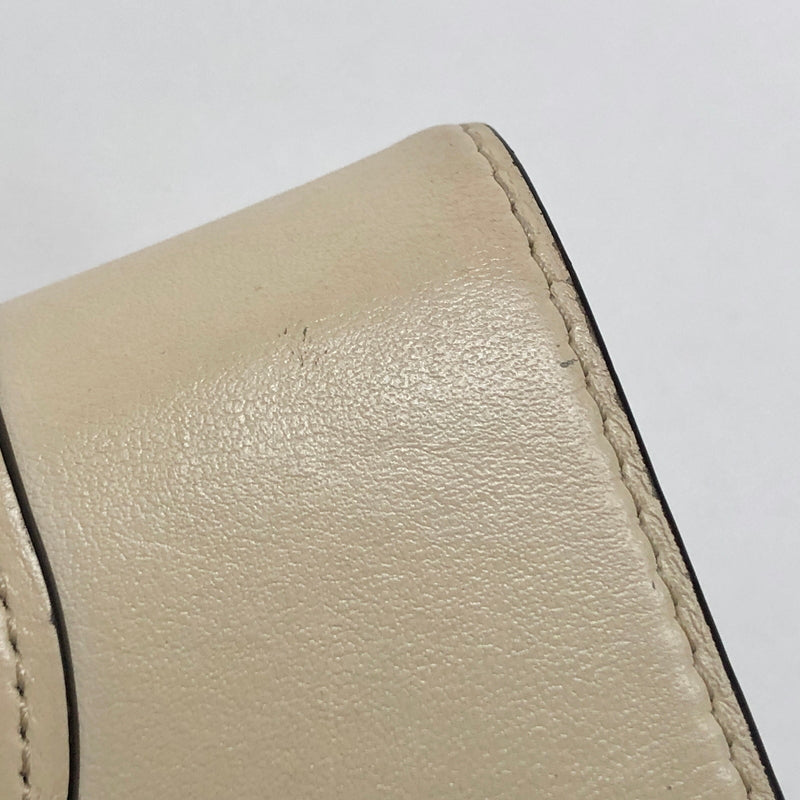 【現状渡し品】【レディース】 LOUIS VUITTON ルイ・ヴィトン M69176 ポルトフォイユLV ポンヌフ コンパクト カーフ 三つ折り 財布 ウォレット 179-260819-rs-01-fur カラー：アイボリー系 万代Net店