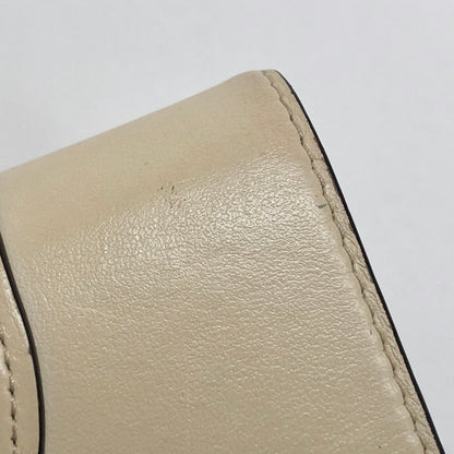 【現状渡し品】【レディース】 LOUIS VUITTON ルイ・ヴィトン M69176 ポルトフォイユLV ポンヌフ コンパクト カーフ 三つ折り 財布 ウォレット 179-260819-rs-01-fur カラー：アイボリー系 万代Net店