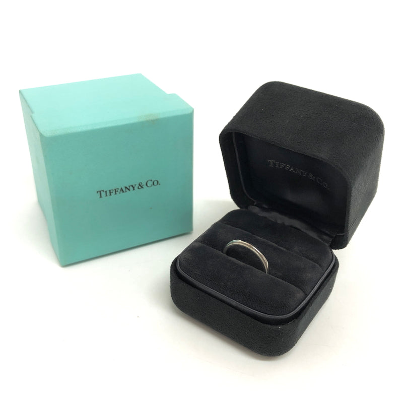 【中古品】【メンズ】 TIFFANY&Co. ティファニー MILGRAIN RING ミルグレイン バンド リング 指輪 PT950 アクセサリー 192-260806-rs-04-fur カラー：シルバー 万代Net店