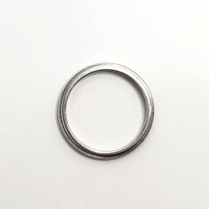 【中古品】【メンズ】 TIFFANY&Co. ティファニー MILGRAIN RING ミルグレイン バンド リング 指輪 PT950 アクセサリー 192-260806-rs-04-fur カラー：シルバー 万代Net店