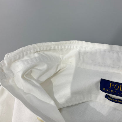 【中古品】【メンズ】 POLO RALPH LAUREN ポロ・ラルフローレン 710636139001 L/S シャツ 147-260214-WA-02-iwa サイズ：L カラー：ホワイト 万代Net店