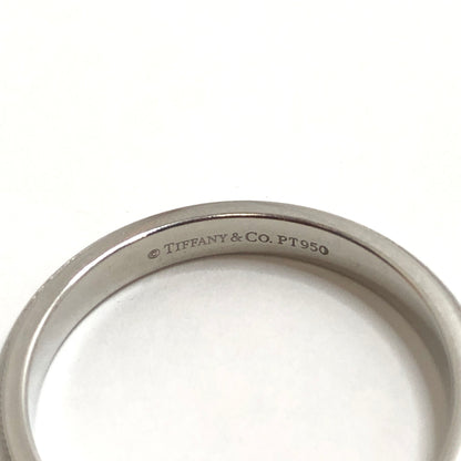 【中古品】【メンズ】 TIFFANY&Co. ティファニー MILGRAIN RING ミルグレイン バンド リング 指輪 PT950 アクセサリー 192-260806-rs-04-fur カラー：シルバー 万代Net店
