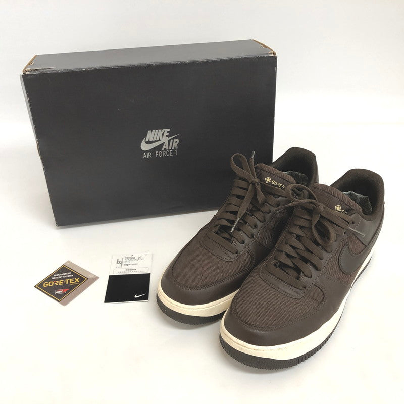 【中古品】【メンズ】 NIKE ナイキ AIR FORCE 1 GTX CT2858-201 エアフォース ゴアテックス スニーカー シューズ 靴 160-250613-rs-02-fur サイズ：28.0cm US 10 カラー：ブラウン 万代Net店