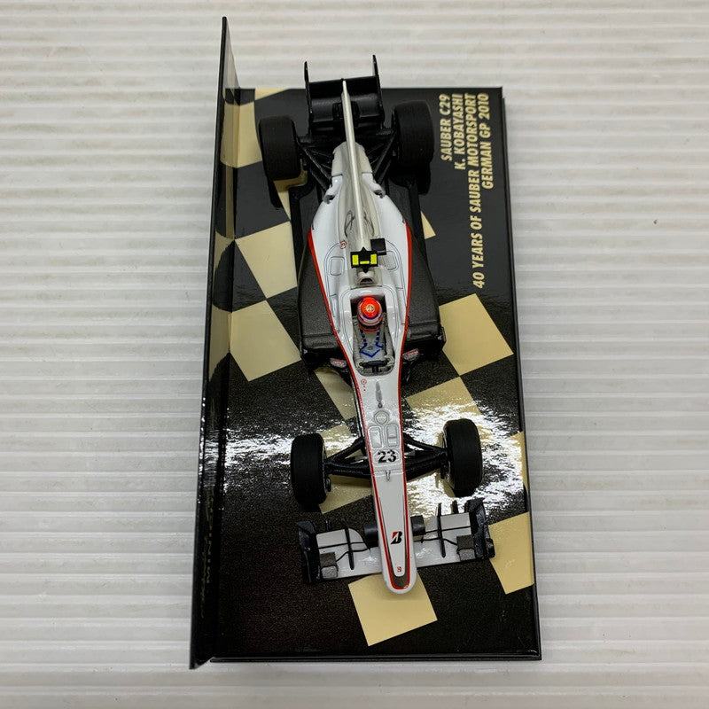 【中古品】 MINICHAMPS SAUBER C29 K.KOBAYASHI 40 YEARS OF SAUBER MOTORSPORT GERMAN GP 2010 ミニカー 061-260401-AS-21-min 万代Net店