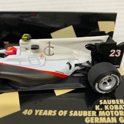 【中古品】 MINICHAMPS SAUBER C29 K.KOBAYASHI 40 YEARS OF SAUBER MOTORSPORT GERMAN GP 2010 ミニカー 061-260401-AS-21-min 万代Net店
