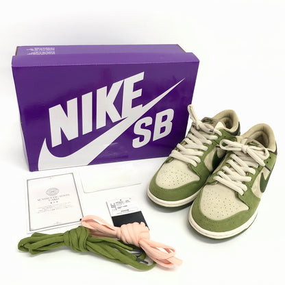 【中古品】【メンズ】 NIKE × YUTO HORIGOME ナイキ DUNK LOW "MATCHA" HF8022-300 ダンク ロー スニーカー シューズ 靴 160-260806-rs-05-fur サイズ：27.5cm US9.5 カラー：グリーン系 万代Net店