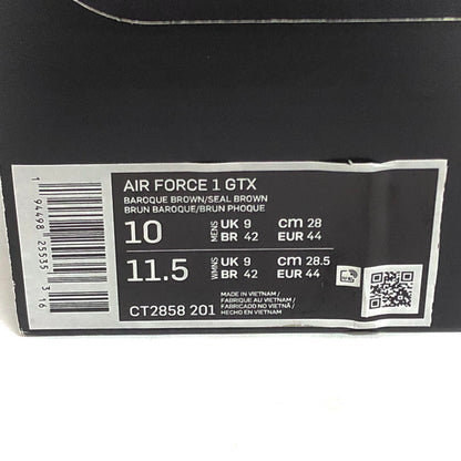 【中古品】【メンズ】 NIKE ナイキ AIR FORCE 1 GTX CT2858-201 エアフォース ゴアテックス スニーカー シューズ 靴 160-250613-rs-02-fur サイズ：28.0cm US 10 カラー：ブラウン 万代Net店