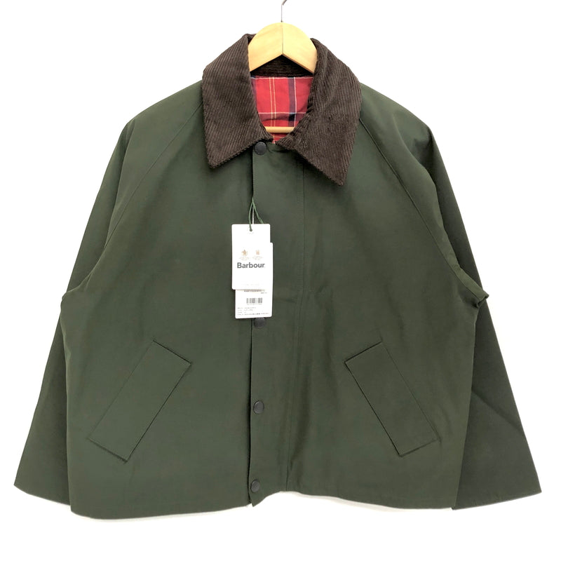 【中古美品】【メンズ】 Barbour × ADAM ET ROPE バブアー アダムエロペ REVERSIBLE TRANSPORT JKT 242MCA0810 トランスポート リバーシブル ジャケット アウター 144-260806-rs-06-fur サイズ：36 カラー：グリーン×レッド 万代Net店