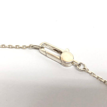 【中古品】【レディース】 GUCCI グッチ Mini Square Plate Necklace ミニスクエア プレート ロゴ ペンダント ネックレス Ag925 シルバー アクセサリー 182-251211-rs-04-fur カラー：シルバー 万代Net店