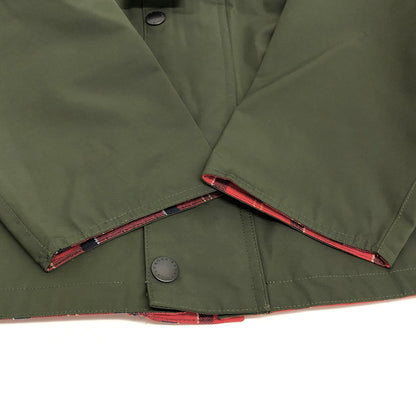 【中古美品】【メンズ】 Barbour × ADAM ET ROPE バブアー アダムエロペ REVERSIBLE TRANSPORT JKT 242MCA0810 トランスポート リバーシブル ジャケット アウター 144-260806-rs-06-fur サイズ：36 カラー：グリーン×レッド 万代Net店