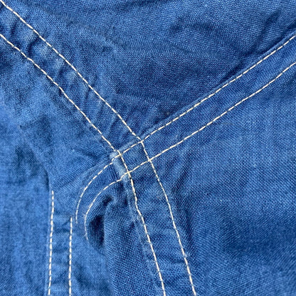 【中古品】【メンズ】 MISTER FREEDOM ミスターフリーダム × SUGAR CANE シュガーケーン USA製 LS WORK SHIRT ロングスリーブ ワーク シャツ トップス 145-260605-kh-02-izu サイズ：L カラー：ブルー 万代Net店