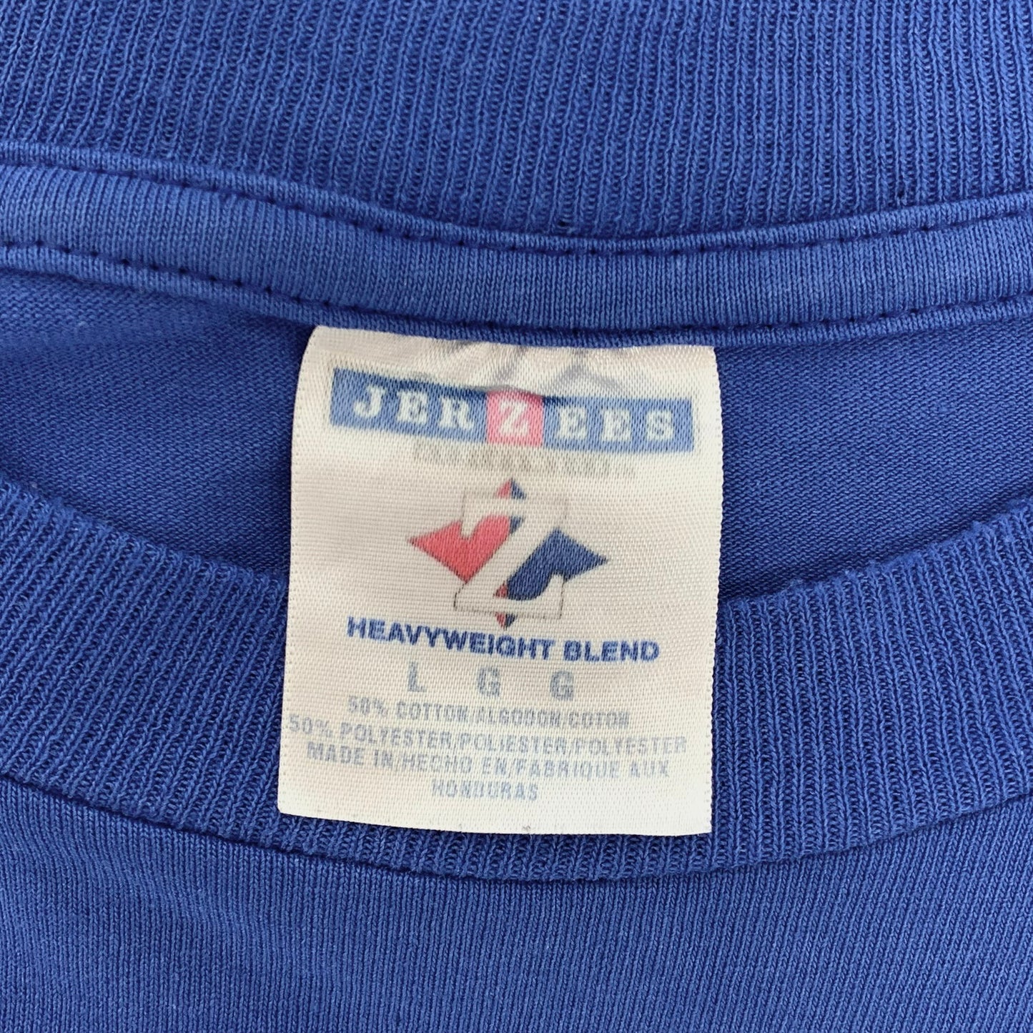 【中古品】【メンズ】 JERZEES ジャージーズ L/S Tee 長袖 プリント Tシャツ トップス 146-260321-ea-03-fur サイズ：表記なし カラー：ブルー 万代Net店