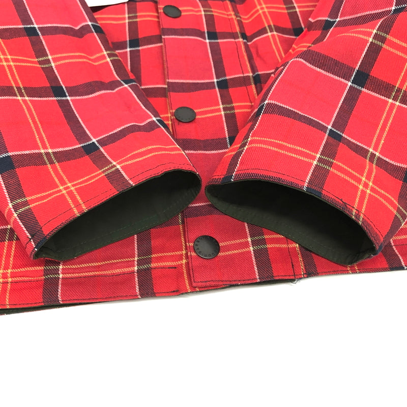 【中古美品】【メンズ】 Barbour × ADAM ET ROPE バブアー アダムエロペ REVERSIBLE TRANSPORT JKT 242MCA0810 トランスポート リバーシブル ジャケット アウター 144-260806-rs-06-fur サイズ：36 カラー：グリーン×レッド 万代Net店