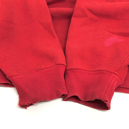 【ジャンク品】【メンズ】 FILA フィラ 90s プルオーバー フーディ パーカー 長袖 トップス 古着 ヴィンテージ系 146-250916-rs-03-fur サイズ：M カラー：レッド 万代Net店