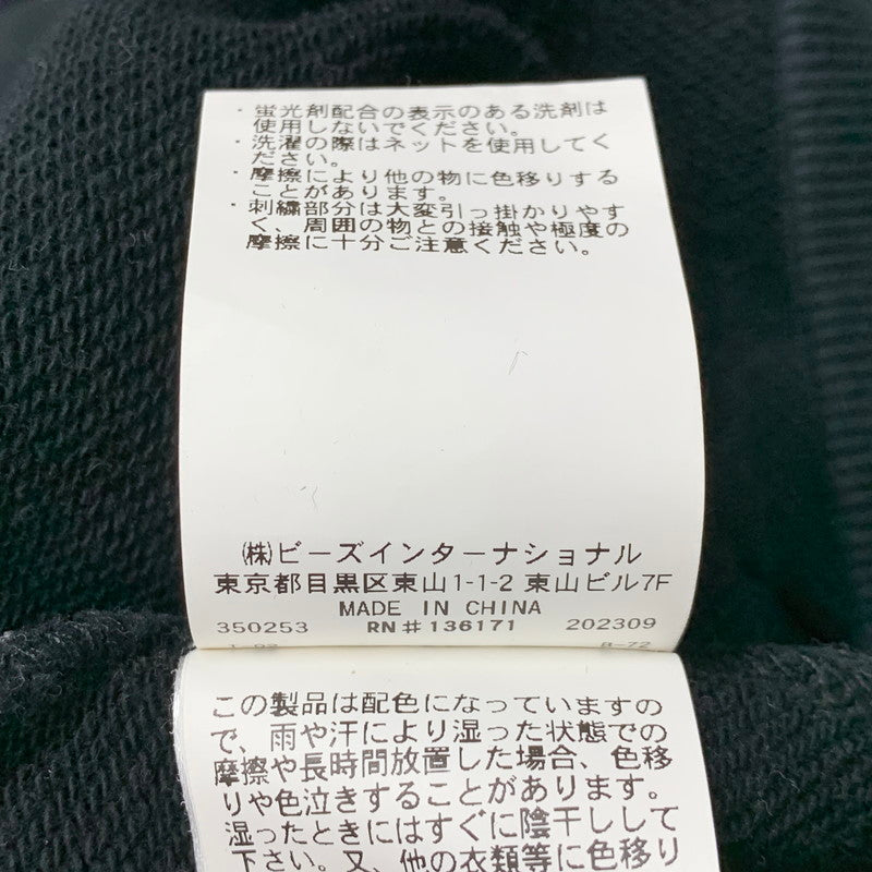 【中古品】【メンズ】 XLARGE エクストララージ 101233012025 RETRO CREWNECK SWEAT レトロ クルーネック スウェット トップス 142-260605-kh-12-izu サイズ：L カラー：ブラック×ホワイト 万代Net店