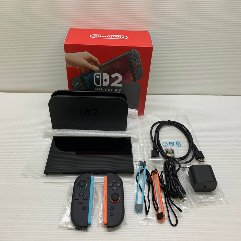 【中古品】 Nintendo Switch 2(日本語・国内専用) ニンテンドースイッチ2 ゲーム機本体 ジョイコングリップ欠品 035-260705-AS-14-min 万代Net店