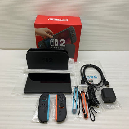 【中古品】 Nintendo Switch 2(日本語・国内専用) ニンテンドースイッチ2 ゲーム機本体 ジョイコングリップ欠品 035-260705-AS-14-min 万代Net店