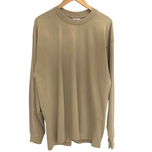 【中古美品】【メンズ】 PLO CLUB プロクラブ ヘビーウェイト ロンT 長袖 Tシャツ トップス 150-260321-ea-04-fur サイズ：XL カラー：ベージュ系 万代Net店