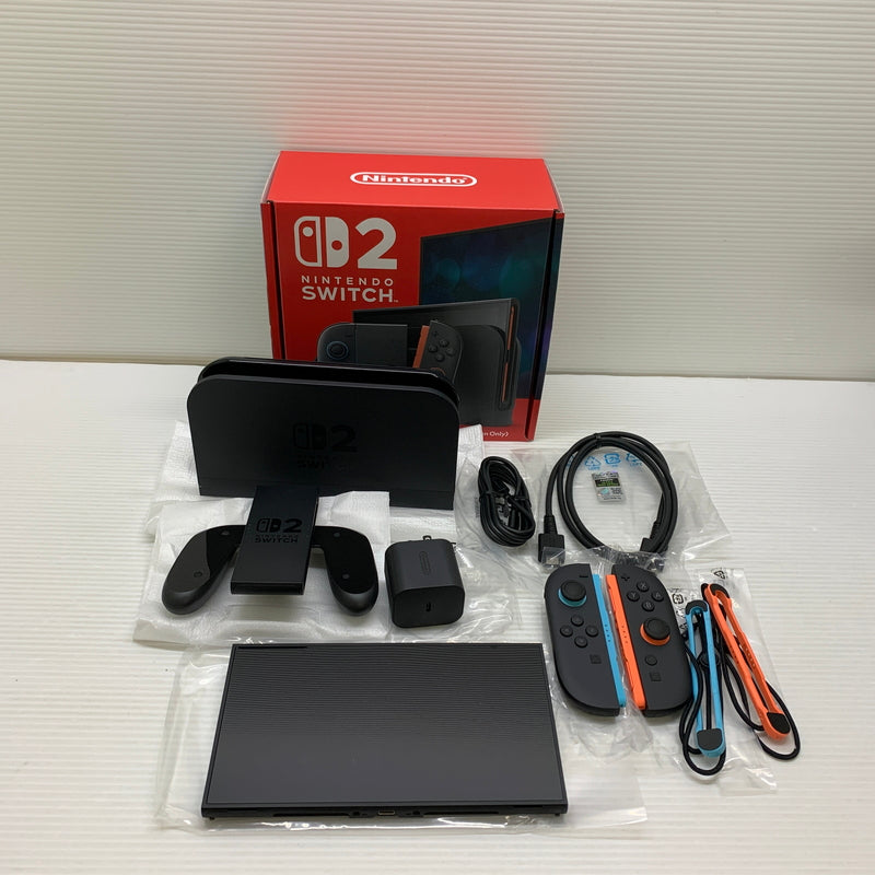 【中古美品】 Nintendo Switch 2(日本語・国内専用) ニンテンドースイッチ2 ゲーム機本体 035-260705-AS-15-min 万代Net店