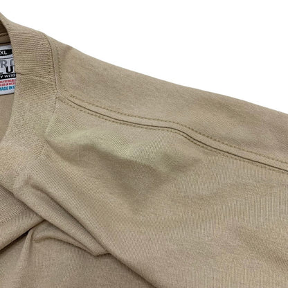 【中古美品】【メンズ】 PLO CLUB プロクラブ ヘビーウェイト ロンT 長袖 Tシャツ トップス 150-260321-ea-04-fur サイズ：XL カラー：ベージュ系 万代Net店