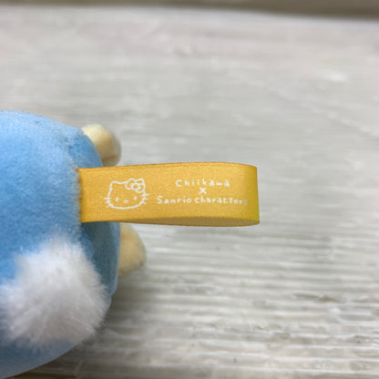 【現状渡し品】 ちいかわ×サンリオキャラクターズ 持ちますマスコット うさぎ・ハローキティ ぬいぐるみ 039-261022-YT-09-min 万代Net店