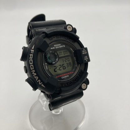 【中古品】【メンズ】 CASIO カシオ G-SHOCK Gショック DW-8200 2代目 チタンフロッグマン TITANIUM 腕時計 196-251219-SY-02-iwa カラー：ブラック 万代Net店