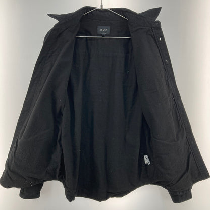 【中古品】【メンズ】 HUF ハフ HUF 長袖シャツ 142-260214-WA-09-iwa サイズ：S カラー：ブラック 万代Net店
