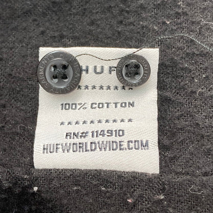 【中古品】【メンズ】 HUF ハフ HUF 長袖シャツ 142-260214-WA-09-iwa サイズ：S カラー：ブラック 万代Net店