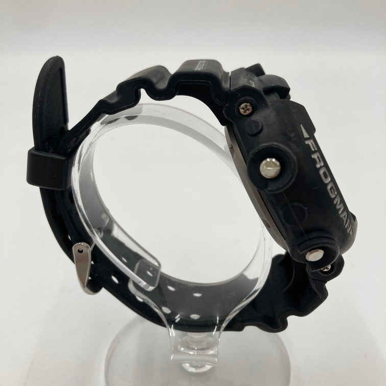 【中古品】【メンズ】 CASIO カシオ G-SHOCK Gショック DW-8200 2代目 チタンフロッグマン TITANIUM 腕時計 196-251219-SY-02-iwa カラー：ブラック 万代Net店
