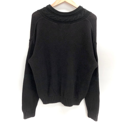 【中古品】【メンズ】 OLD GAP オールド ギャップ 90S COTTON KNIT V-NECK SWEATER Vネック セーター ニット 長袖 トップス 古着 ヴィンテージ 146-260522-rs-02-fur サイズ：S カラー：ブラック 万代Net店