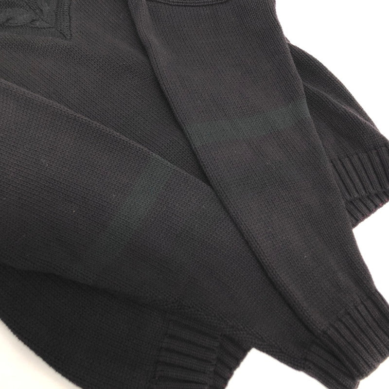 【中古品】【メンズ】 OLD GAP オールド ギャップ 90S COTTON KNIT V-NECK SWEATER Vネック セーター ニット 長袖 トップス 古着 ヴィンテージ 146-260522-rs-02-fur サイズ：S カラー：ブラック 万代Net店