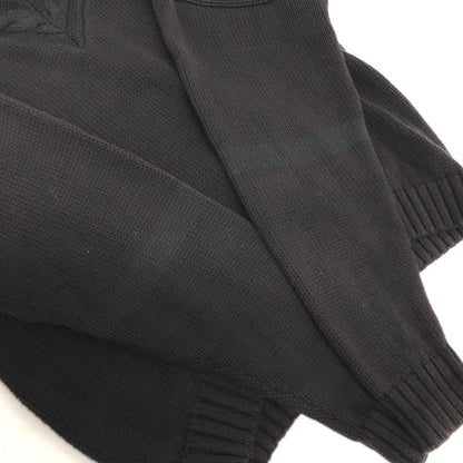 【中古品】【メンズ】 OLD GAP オールド ギャップ 90S COTTON KNIT V-NECK SWEATER Vネック セーター ニット 長袖 トップス 古着 ヴィンテージ 146-260522-rs-02-fur サイズ：S カラー：ブラック 万代Net店