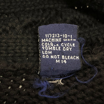 【中古品】【メンズ】 OLD GAP オールド ギャップ 90S COTTON KNIT V-NECK SWEATER Vネック セーター ニット 長袖 トップス 古着 ヴィンテージ 146-260522-rs-02-fur サイズ：S カラー：ブラック 万代Net店