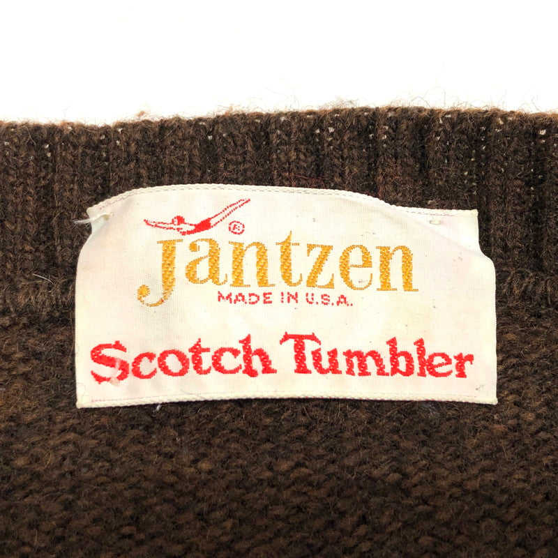 【中古品】【レディース】 JANTZEN ジャンセン 90S SWEATER セーター 長袖 トップス 古着 ヴィンテージ 146-260522-rs-03-fur カラー：ブラウン 万代Net店