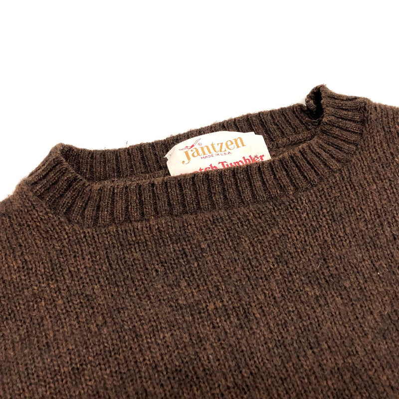 【中古品】【レディース】 JANTZEN ジャンセン 90S SWEATER セーター 長袖 トップス 古着 ヴィンテージ 146-260522-rs-03-fur カラー：ブラウン 万代Net店