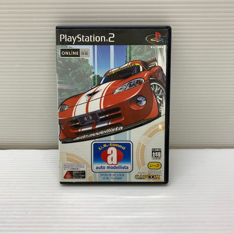 【現状渡し品】 PS2 アウトモデリスタ U.S.-tuned カプコン レースゲーム CERO:全年齢 023-260201-AS-2-min 万代Net店
