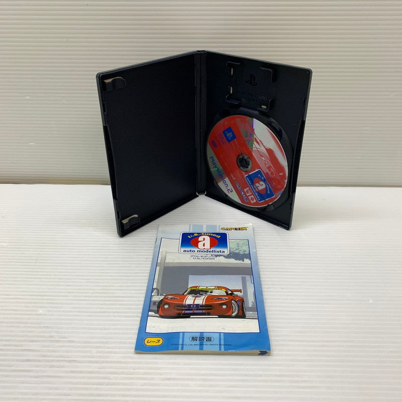 【現状渡し品】 PS2 アウトモデリスタ U.S.-tuned カプコン レースゲーム CERO:全年齢 023-260201-AS-2-min 万代Net店