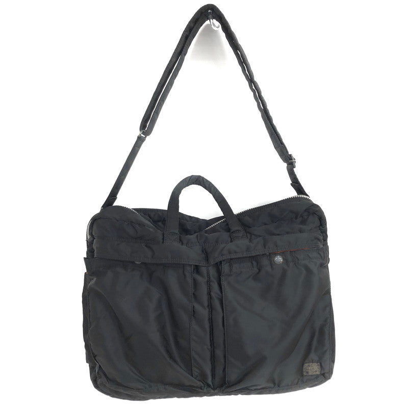 【ジャンク品】【メンズ/レディース】 PORTER ポーター TANKER 2WAY BAG ブリーフケース ビジネスバッグ 鞄 吉田カバン 188-251212-rs-01-fur カラー：ブラック 万代Net店