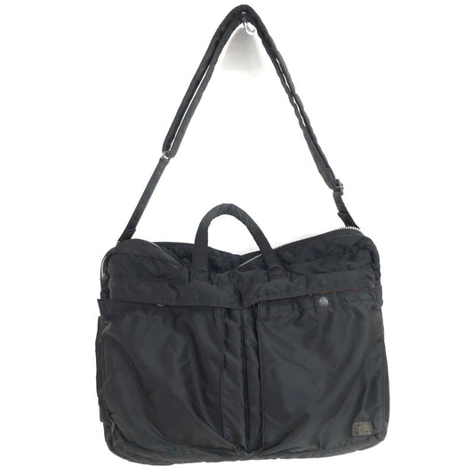 【ジャンク品】【メンズ/レディース】 PORTER ポーター TANKER 2WAY BAG ブリーフケース ビジネスバッグ 鞄 吉田カバン 188-251212-rs-01-fur カラー：ブラック 万代Net店