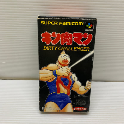 【現状渡し品】 SFCソフト キン肉マン DIRTY CHALLENGER アクションゲーム レトロゲーム CERO:記載なし 023-260705-AS-20-min 万代Net店