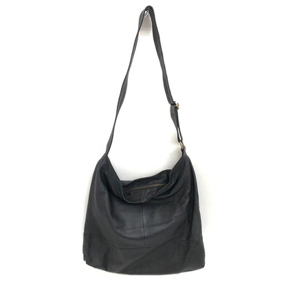【現状渡し品】【メンズ】 SEASIDE FREERIDE シーサイド・フリーライド SHEEP LEATHER SHOULDER BAG レザー ショルダーバッグ 鞄 188-260522-rs-08-fur カラー：ブラック 万代Net店