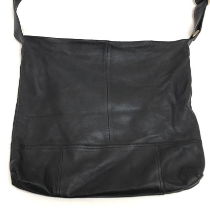 【現状渡し品】【メンズ】 SEASIDE FREERIDE シーサイド・フリーライド SHEEP LEATHER SHOULDER BAG レザー ショルダーバッグ 鞄 188-260522-rs-08-fur カラー：ブラック 万代Net店