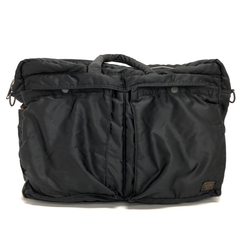 【ジャンク品】【メンズ/レディース】 PORTER ポーター TANKER 2WAY BAG ブリーフケース ビジネスバッグ 鞄 吉田カバン 188-251212-rs-01-fur カラー：ブラック 万代Net店