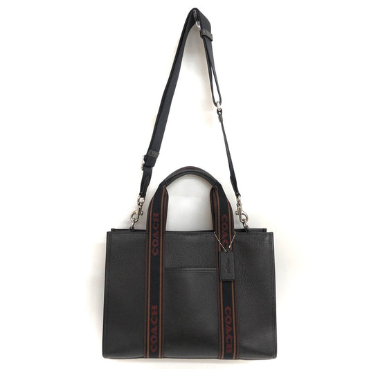 【中古品】【レディース】 COACH コーチ 2WAY TOTE BAG CM067 トートバッグ ショルダーバッグ 鞄 180-250917-rs-09-fur カラー：ダークブラウン 万代Net店