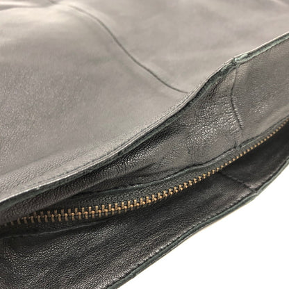 【現状渡し品】【メンズ】 SEASIDE FREERIDE シーサイド・フリーライド SHEEP LEATHER SHOULDER BAG レザー ショルダーバッグ 鞄 188-260522-rs-08-fur カラー：ブラック 万代Net店