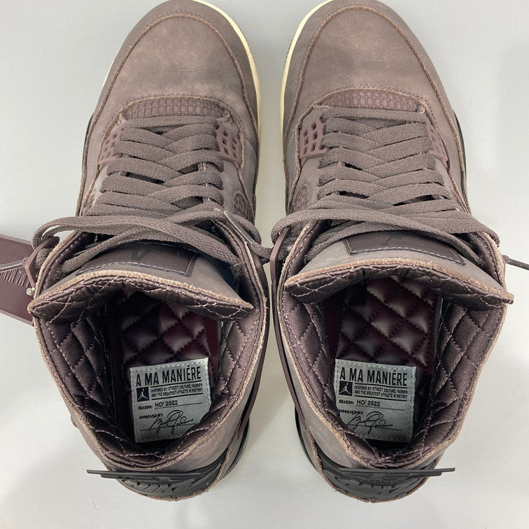 【中古品】【メンズ】 NIKE ナイキ DV6773 220 22年製×A MA MANIERE AIR JORDAN 4 RETRO SP VIOLET ORE スニーカー 160-251112-WA-01-iwa サイズ：27.5cm カラー：VIOLET ORE/MEDIUM ASH-BLACK 万代Net店