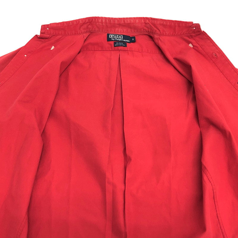 【ジャンク品】【メンズ】 POLO RALPH LAUREN ポロ・ラルフローレン BLAKE LS BD SHIRT 長袖 シャツ トップス 古着 ヴィンテージ 146-260522-rs-09-fur サイズ：S カラー：レッド 万代Net店