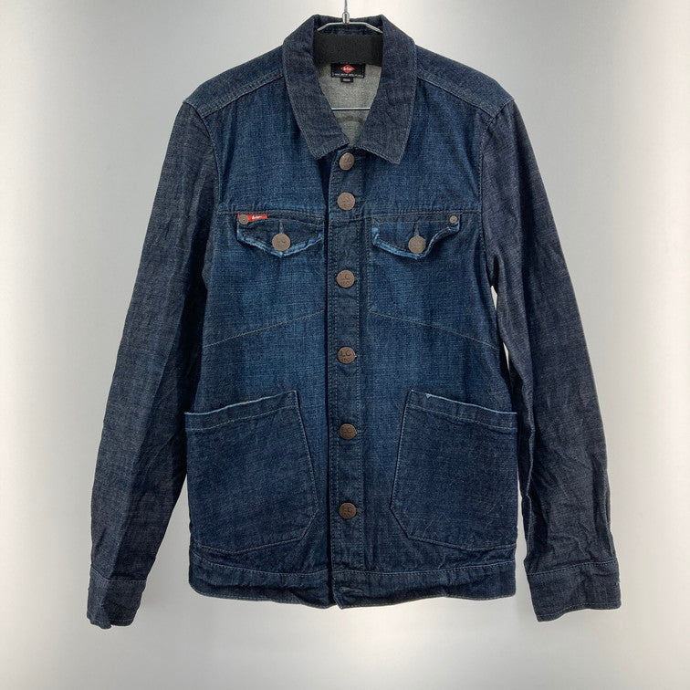 【中古品】【メンズ】 LEE COOPER デニムジャケット 147-260215-WA-01-iwa サイズ：S カラー：インディゴブルー 万代Net店